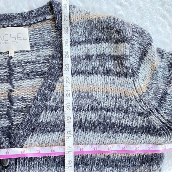 Rachel Rachel Roy wool blend Cardigan with pockets - Picture 6 of 9